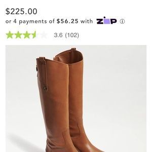 Sam Edelman Penny boots, whiskey color